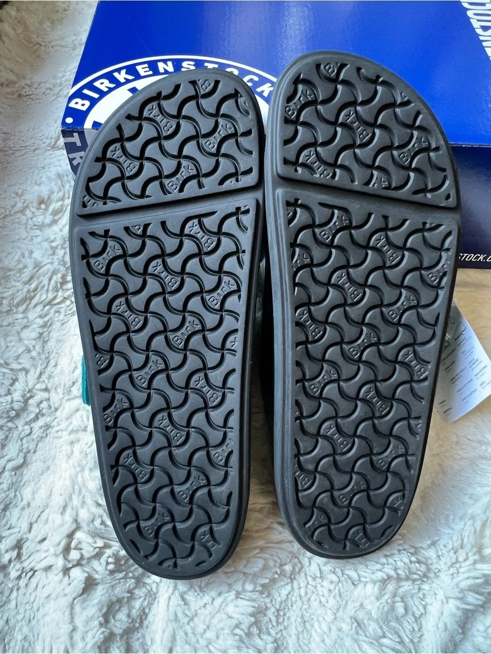 Birkenstock Arizona Droplet Buckle Cupsole High Shine Dark Teal EU 39 US 8